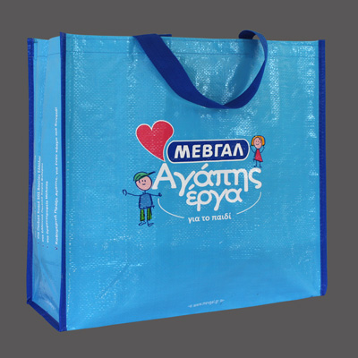 PP woven laminated shopping bags