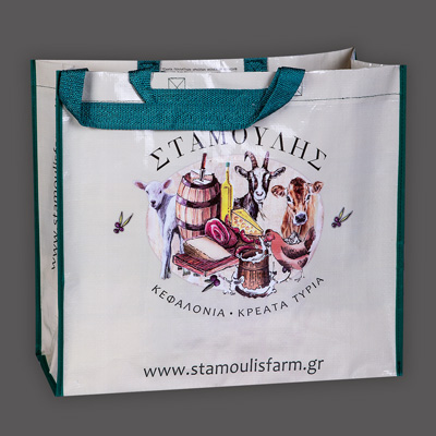 PP woven laminated shopping bags