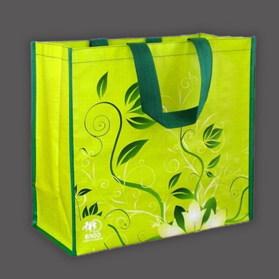 PP woven laminated shopping bags
