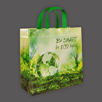 Non woven laminated shopping bags