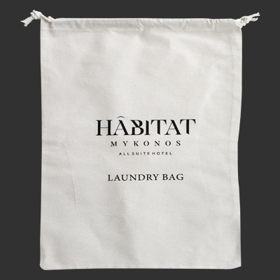 Hotel cotton laundry bags