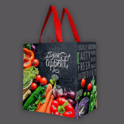 PP woven laminated shopping bags