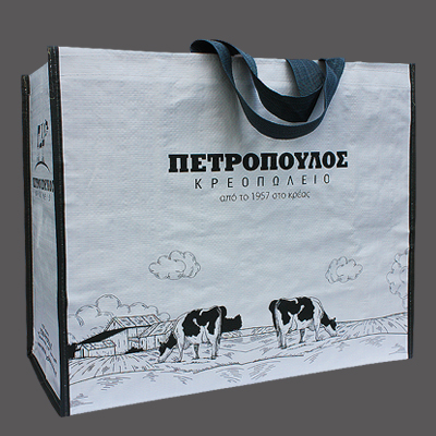 PP woven laminated shopping bags