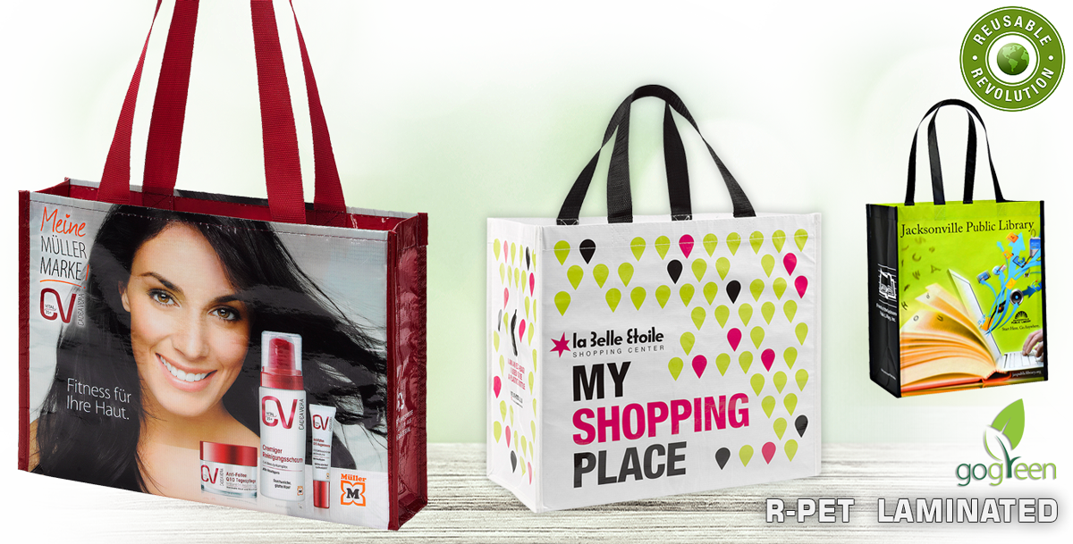 rPET Reusable Shopping Bags - Eco friendly