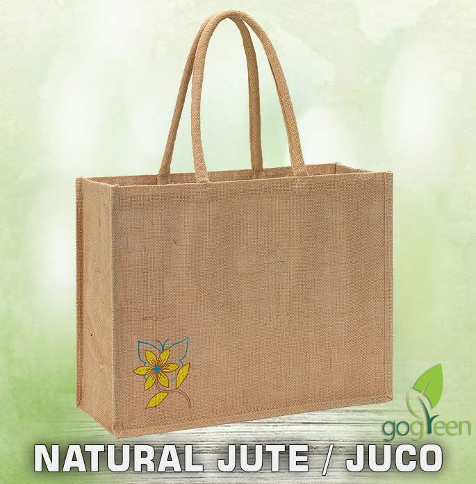 Reusable Jute Juco Shopping Bags - Eco friendly